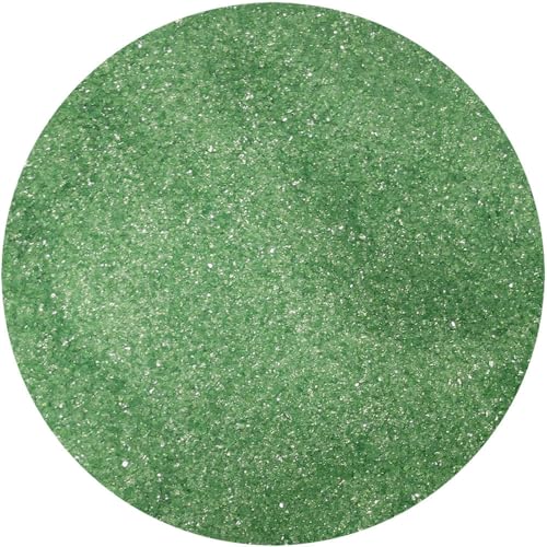Youghiogheny Fusible Glass Frit Fine Kelly Green Opal 4oz Jar - 96 COE (4004)