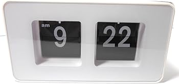 Amazon.co.jp: パタパタ時計 シンプル オシャレ レトロ クロック