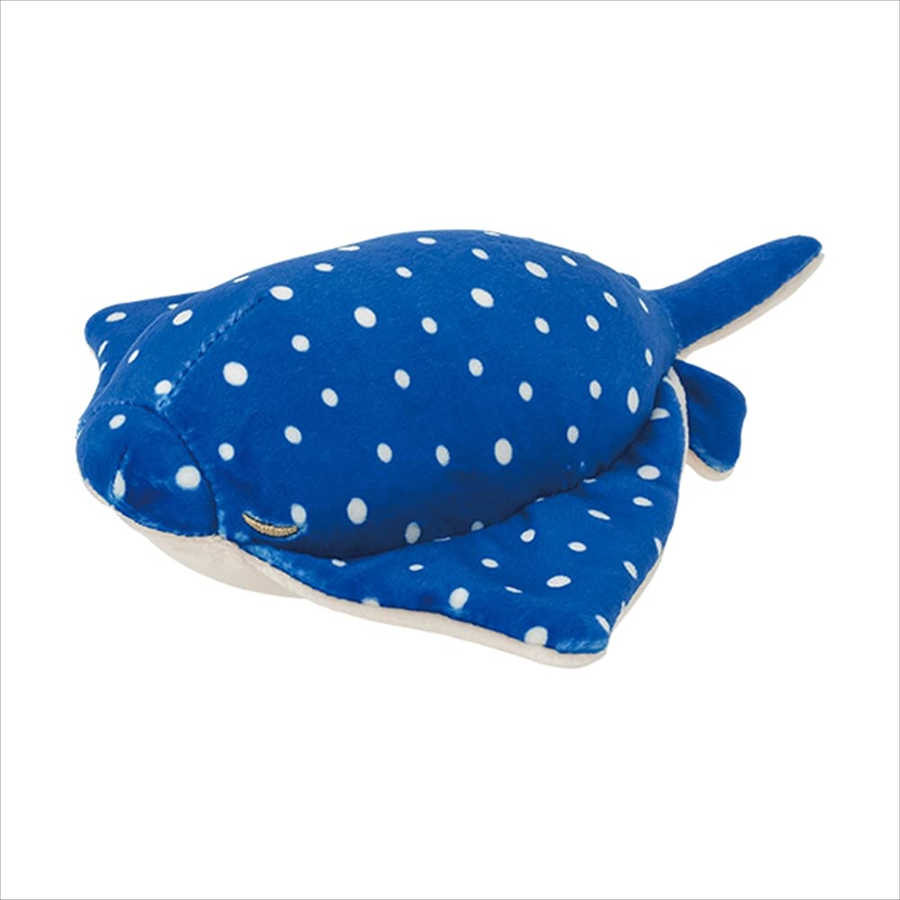 Nemu Nemu Animals Plush Toy, Mantarochen Eita, Cuddly Toy, Extra Soft and Cuddly Stuffed Toy, Designed in Japan, Cuddly Cushion, Size S, 18 cm