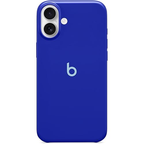 Beats iPhone 16 Plus Case with MagSafe and Camera Control, Scratch-Resistant Protective Cover, Slim Fit, Microfiber Lining - Twilight Blue