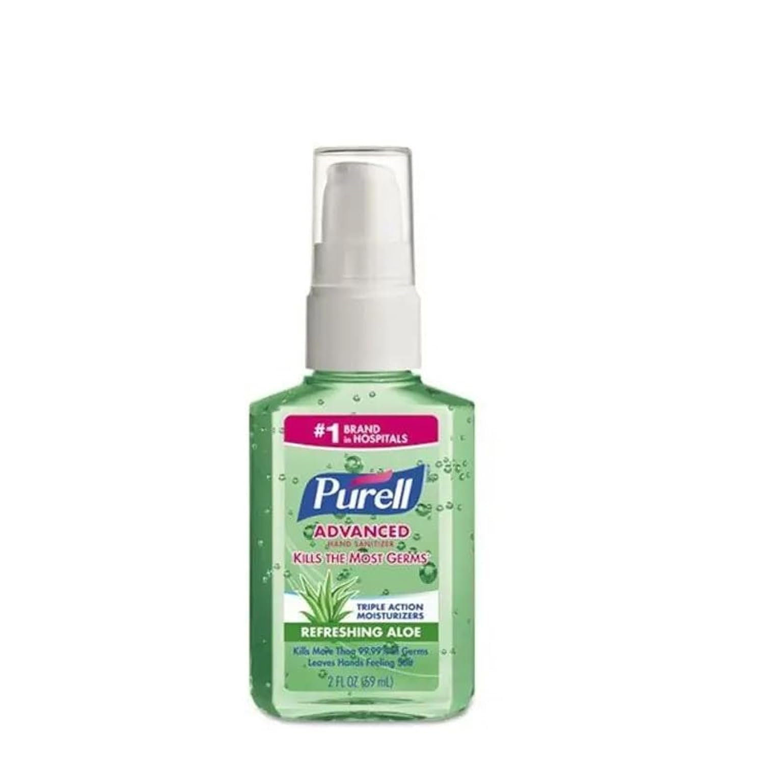 Purell Advanced Fresh Scent Hand Sanitizer with Aloe Pump Bottle 60 ml