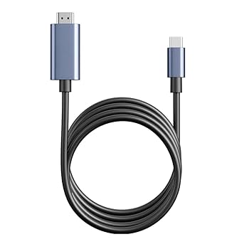 ✨️HDMI Type-C ケーブル 2m 4K@60Hz HDR対応 音声同期 Amazon | HDMI Type-C to HDMI ケーブル 2m【4K@60Hz HDR対応