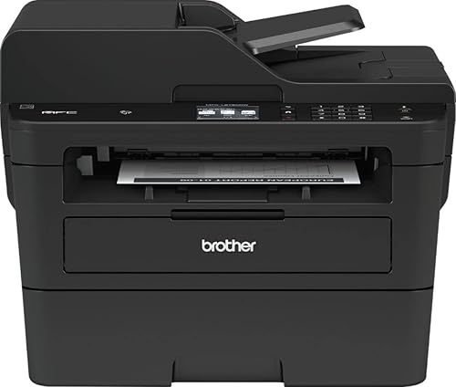 Brother MFC-L2750DW Impresora láser inalámbrica monocromática todo en uno, escaneo de impresión, impresión dúplex automática, pantalla táctil a