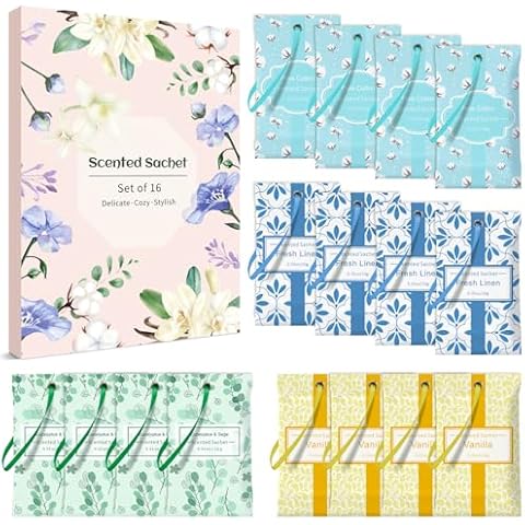 LASENTEUR Scented Sachets for Home and Car Cover