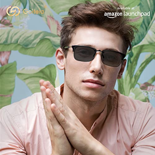 Goiteia Polarized Clip on Sunglasses for Men Women, AR Coatings for Anti Glare Enhanced, Compact Fit &Lightweight2