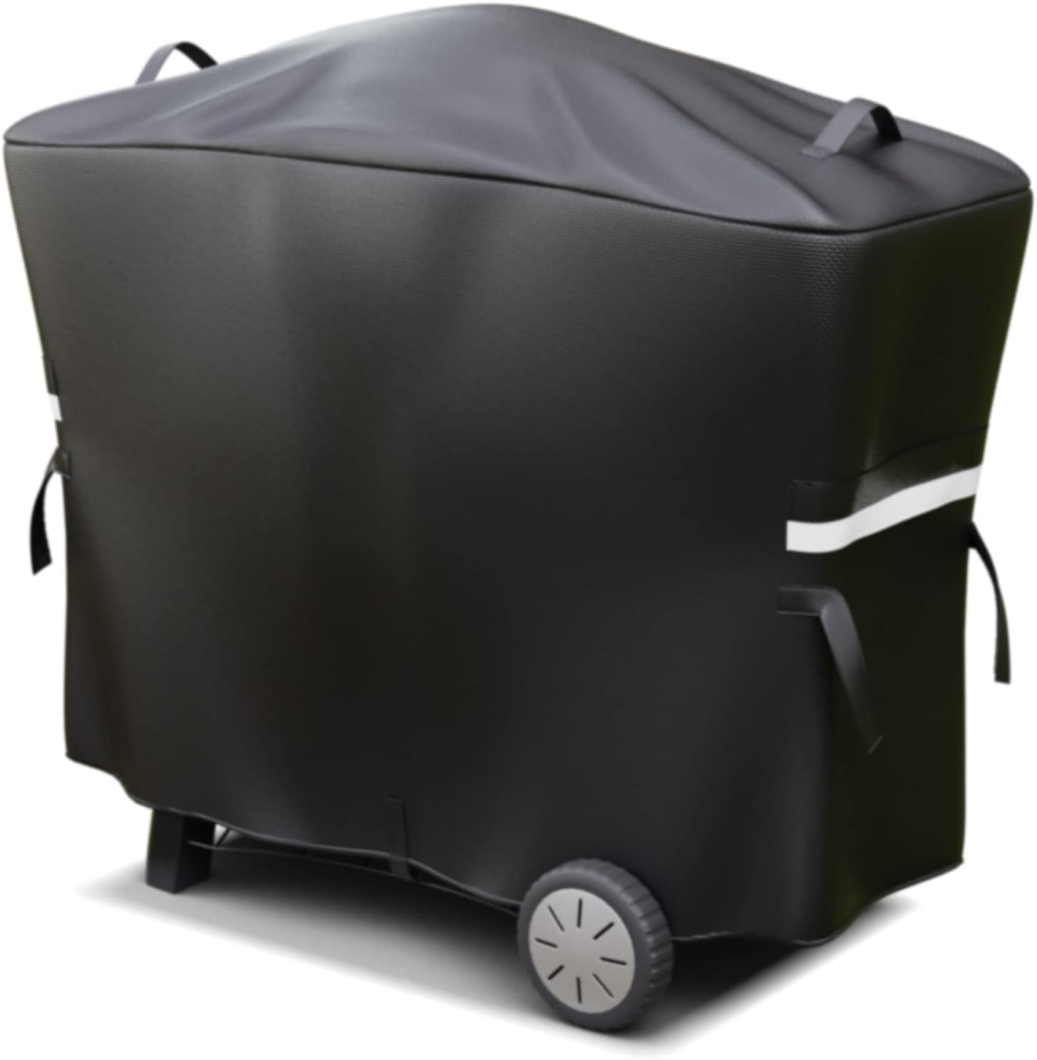 Denmay 7112 Grill Cover per Weber Q2000 Q2200 Q2400 Q300 Q3000 Q3200 Series Griglie, 145CM 600D Impermeabile e Resistente ai Raggi UV