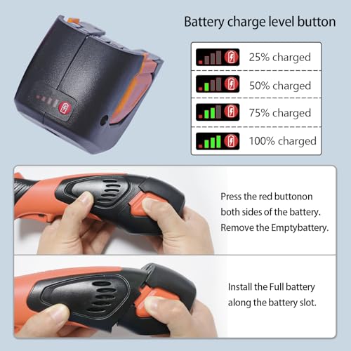 image for Pratuor Cordless Electric Fillet Knife - 5 Ti-Nitride Coated Non-Stick