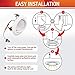 OSTWIN (12 Pack 4 Inch LED Retrofit Gimbal Downlight, Adjustable Recessed Ceiling Light, Dimmable, Can Installation, 10W (75W Replace.), 850 Lm, 3000K (Warm White), ETL Listed