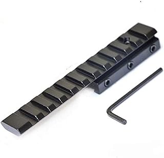 Ulightfire Picatinny Riser Rail Mount Dovetail 11mm to 20mm Width Weaver Mount Base Rail Mount Adapter