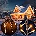Produktbild Monzana® Lichterkette 600 LED Außen Innen 20m Regenlichterkette Lichtervorhang Eisregen Fenster Deko Weihnachten Beleuchtung Warmweiß