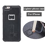 iPhone 7 Case, Multi-functional Built-in Cigarette Lighter & Bottle Opener Protective Shock Proof cover for Apple iPhone 7 (Black)