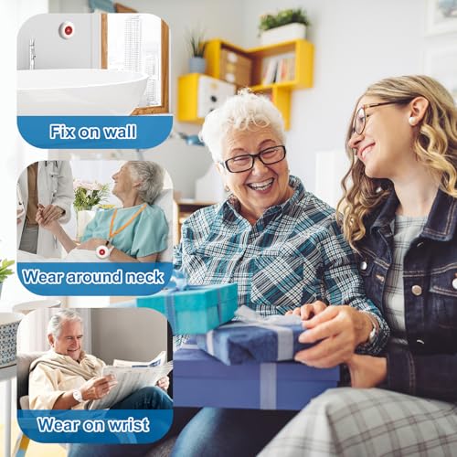 image for Daytech Wireless Wrist Pager Caregiver Call Button in Home System Watc