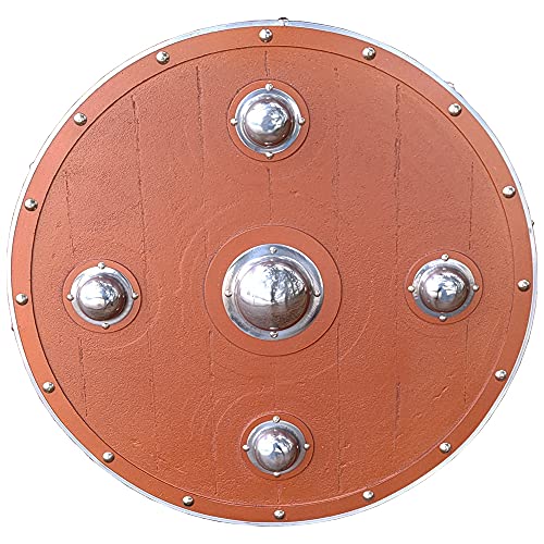 Conan The Barbarian Wooden Shield Medieval Fantasy Brown