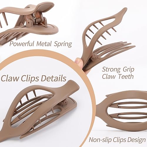 Glaudmeiss 6 Packs Hair Clips, French Concord Flat Hair Clips thumb #2