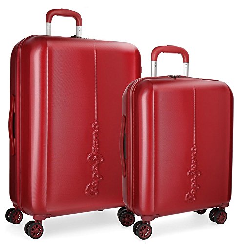 Juego de maletas Pepe Jeans Cambridge Rojo rígidas 55-70cm