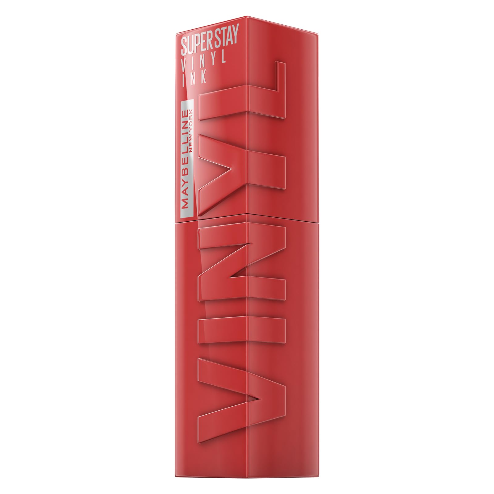 New York Super Stay Vinyl Ink Liquid Lip Colour, 16HR Long-Lasting, Ultra-Pigmented, Smudge & Transfer-Proof, High Shine Finish, Vegan Formula for Comfortable Wear, Shade: 15 Peachy