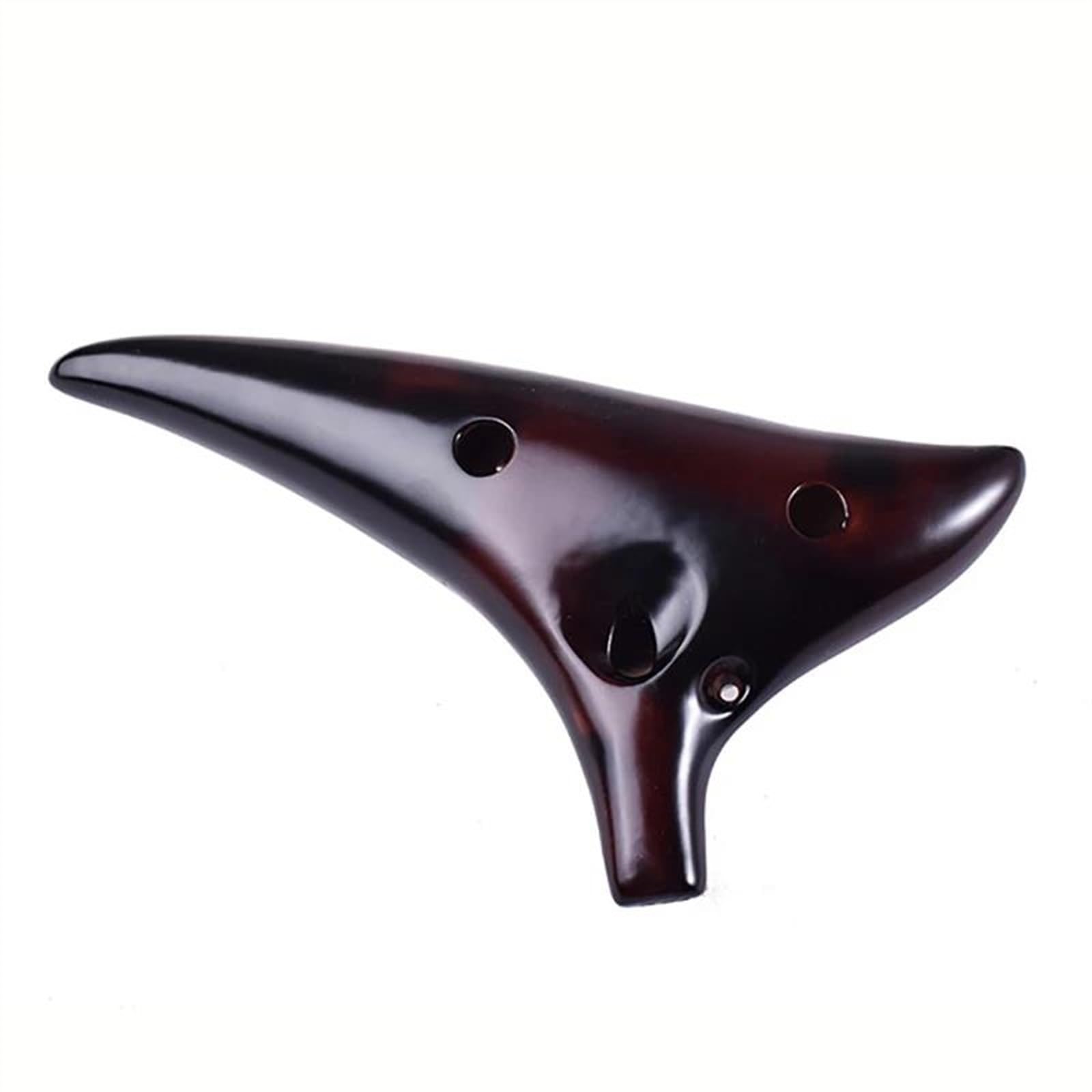 professionelle Leistung Okarina 12-Loch-Okarina, Alt-C-Taste AC-Keramik Okarina Des Zeitinstruments Professionelle Okarinas Mit Tasche