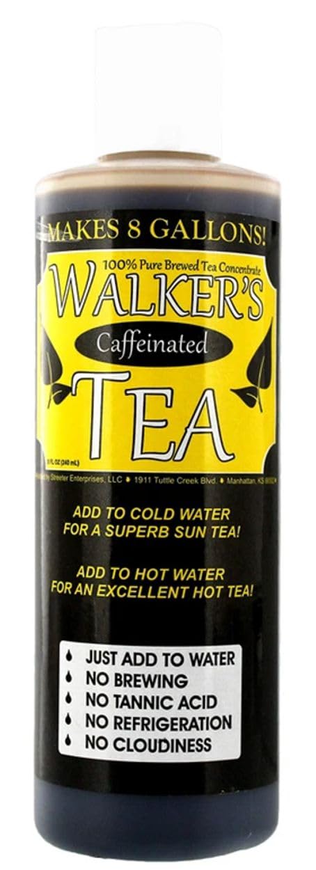 Liquid Tea Concentrate with Caffeine - Makes 8 Gallons!