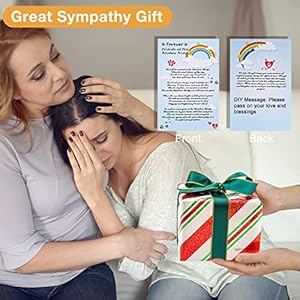 Solar pet memorial wind chime dog memorial gifts for loss of dog rainbow bridge pet memorial gifts loss of dog sympathy gift in memory of dog cat 6 led tubes color changing rainbow 33   cucciolini doodles