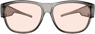 Bloomoak Rose Fit-over Migraine Glasses, FL-Flex Light Sensitivity Relief Tinted Glasses for Indoor Fluorescent Glare