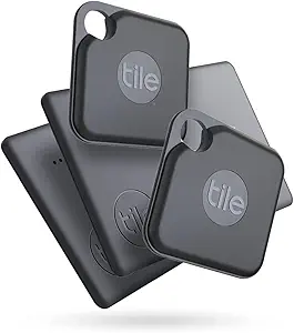 Tile Slim + Pro (2020) 4-Pack (2 Slims, 2 Pros) - High-Performance Bluetooth Tracker, Keys Finder and Item Locator for Keys, Bags, Wallets and More, Water Resistance and 1 Year Replaceable Battery