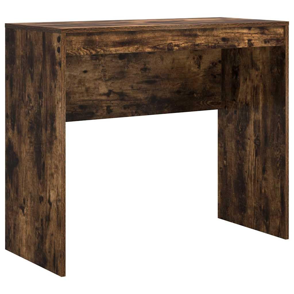 Scrivania in rovere affumicato 90 x 40 x 76 cm Scrivania compatta per