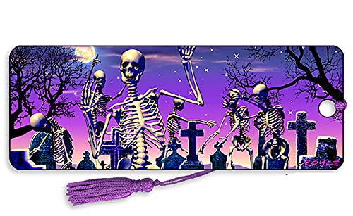 3D Bookmark - Skeletons Moonlight Boogie