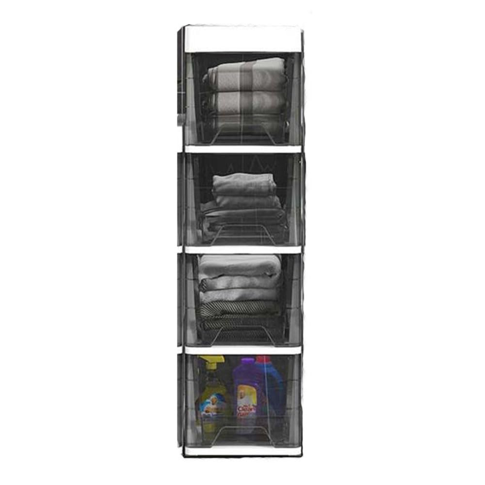 Amazon｜幅18cm すきま収納 スリムストッカー 透明 クリア