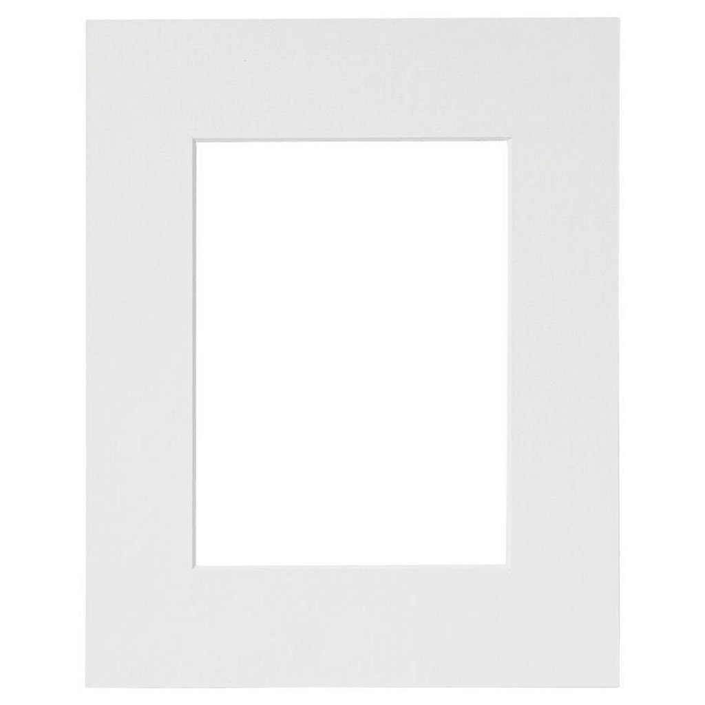 Nielsen Standard Mount for Photo Frame and Frame 24 x 30 cm - Aperture 14 x 19 cm White