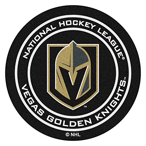 FANMATS NHL Vegas Golden Knights NHL-Vegas Knightspuck Mat, Team Color, One Size