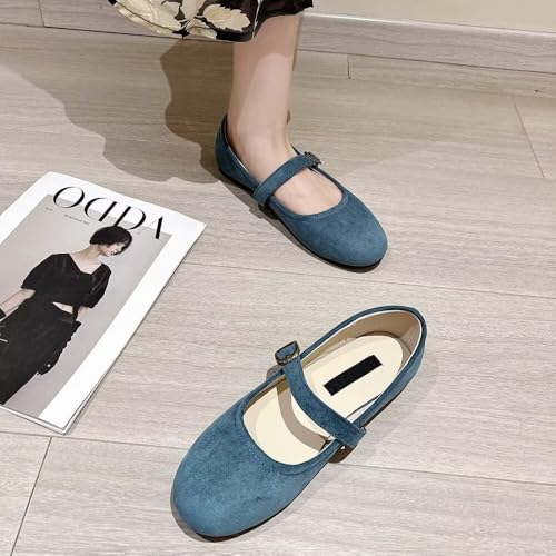Dear Time Women's Mary Jane Flat Shoes Casual Simple Ballets Comfortable Dressy Office Walking Shoes3