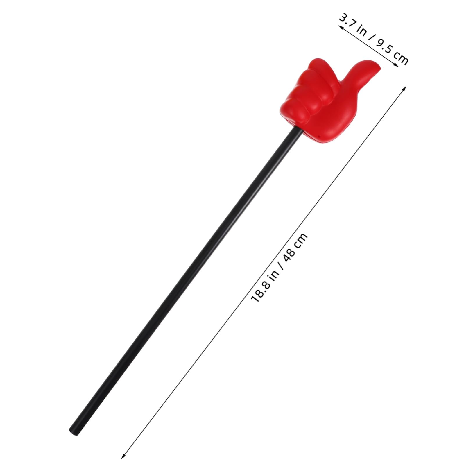 Cabilock Gesture Stick Set 2pcs Party Pointers Thumb Stick Prank Pointer for Classroom for Dance Performance