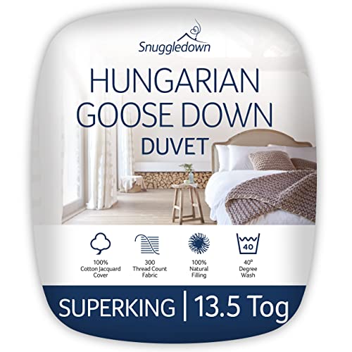 Snuggledown Bettdecke ungarische Gänsedaunen, 13.5 Tog Winter Warm, King Size