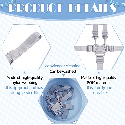 2 Pieces High Chair Replacement Straps Highchair Cover 5