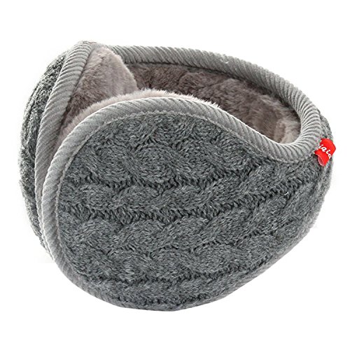 Unisex Earmuffs Knit Cashmere Earmuffs Lined Compact Winter Warm Earmuffs