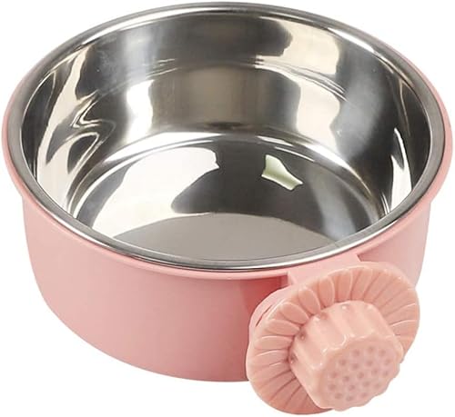 ペットぶら下げボウル ペットボウル ハンガー ゲージ用 ペット食器 餌入れ 固定 ヘルスウォーターボウル 猫 犬 うさぎ 小動物用 食器