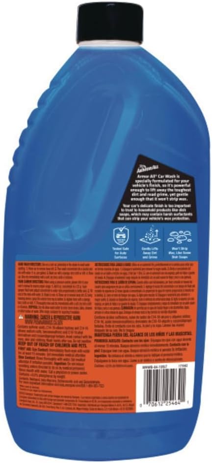 Armor All Car Wash: Ultimate Car Wash Cleaner for Car Exterior Care and Auto Cleaning - Premium Car Care Solution, 4 Packs