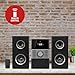 GPX HC425B Stereo Home Music System with CD Player & AM/FM Tuner, Remote Control Black