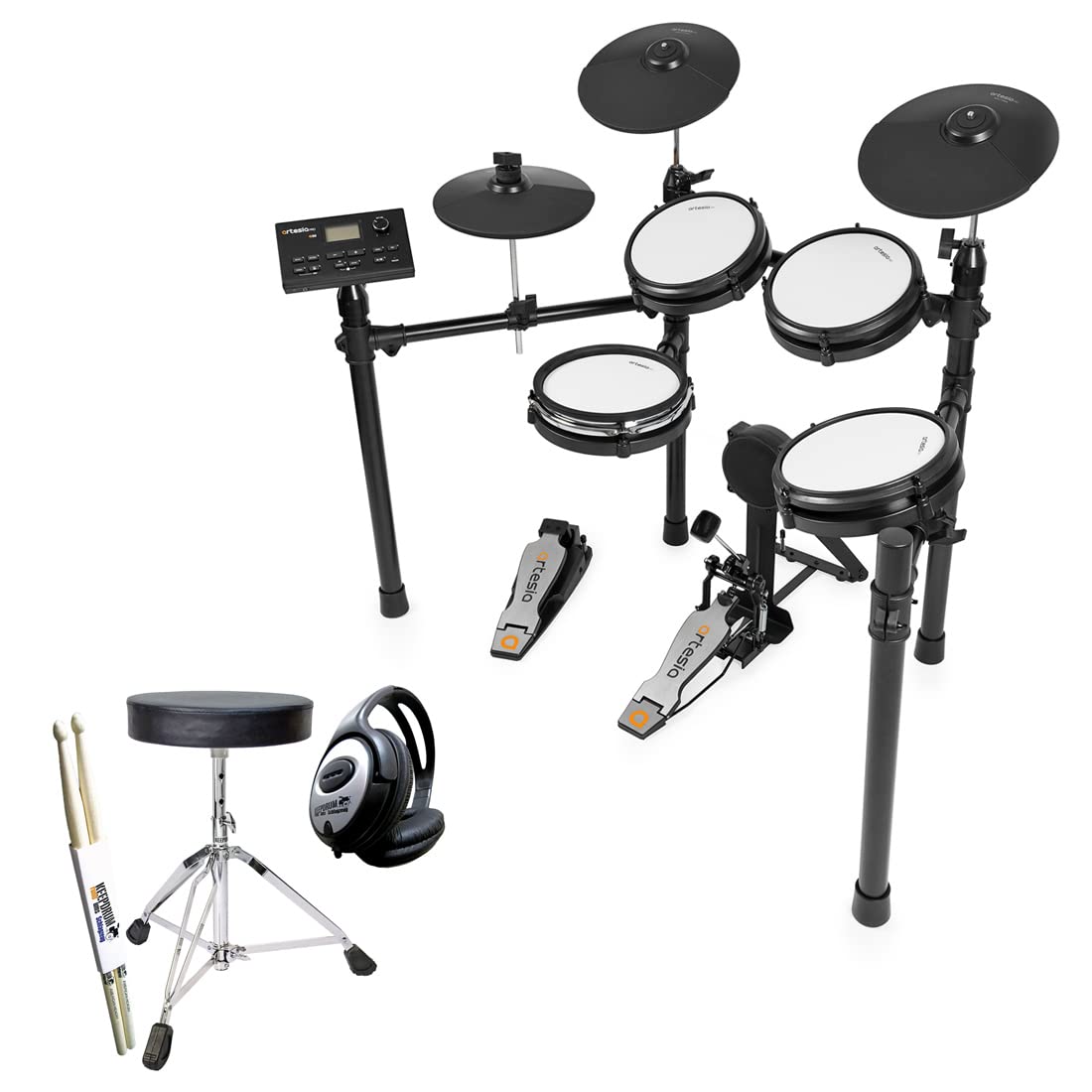 Artesia A30 E-Drum Schlagzeug Set + keepdrum Zubehör