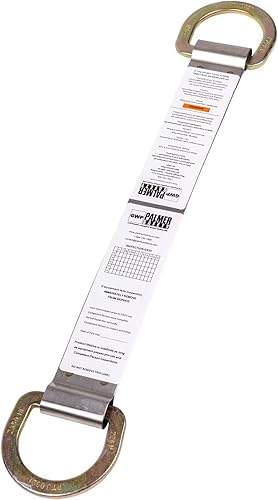 Palmer Safety Ancla de techo con anillo en D de doble cara A00152 Anclaje I Protección contra caídas