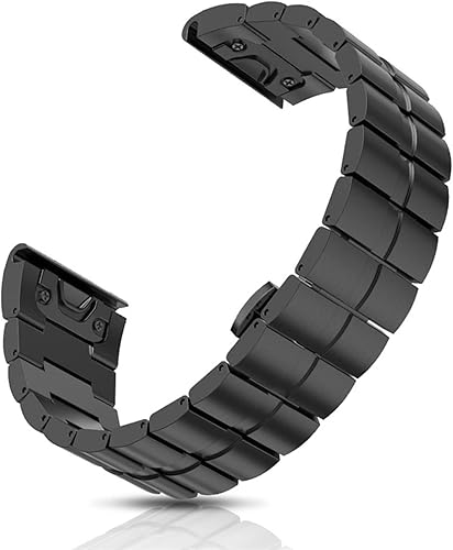 Correa de repuesto de aleación Easyfit para Garmin Fenix 7X 6X Pro, correa de ajuste rápido para Garmin Fenix 6X Watch