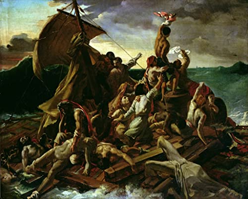 Toile le Radeau de la Méduse Géricault pour décoration de salon chic 60x90cm