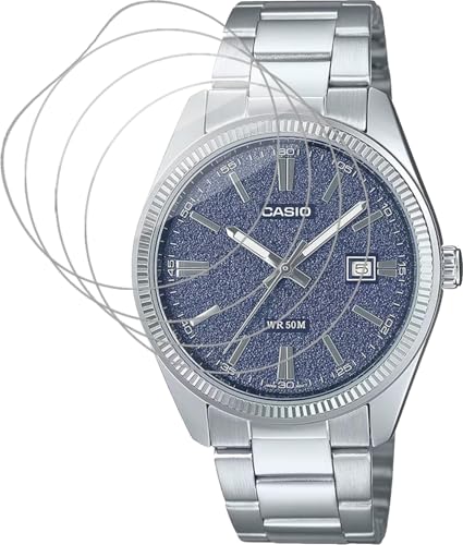 【4枚入り】For CASIO MTP-1302DA スマートウォッチ 保護フィルム 曲面対応 超透明 保護フィルム TPU素材 全面保護 超薄0.3mm 反射低減 指紋低減 撥油性 気泡防止 飛散防止 高透過率 24時間内気泡自動消えCASIO MTP-