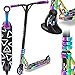 KESSER® Stunt Scooter GT-Limit 360° Lenkung Funscooter Stuntscooter mit Ständer ABEC 9 Kugellagern, 110 mm PU Räder, Kickscooter Tretroller Cityroller Trick Roller für Kinder Erwachsene, Rainbow