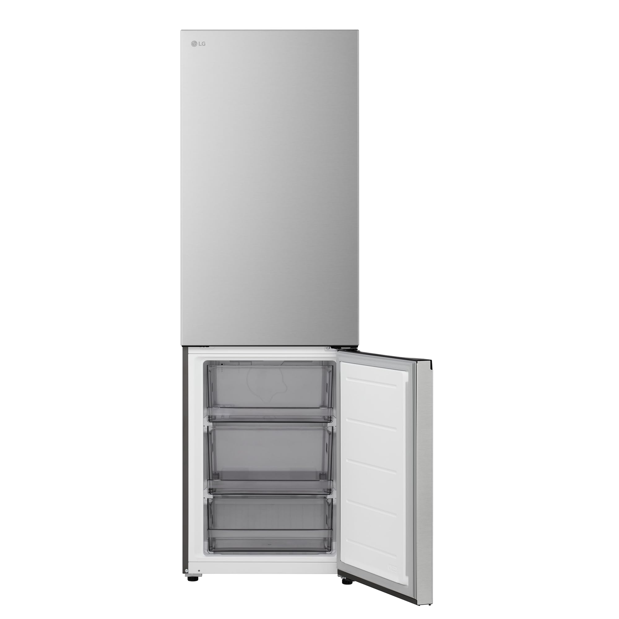 LG GBBSJ1CCPY, Kühl-/Gefrierkombination mit Total No Frost, LED Innenbeleuchtung, LinearCooling, DoorCooling+, Prime Silver