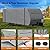 VIGORVAN Upgraded RV Cover, Extra Thick Travel Trailer Cover, Durable Camper Cover Fits 27'-30' Motorhome for Winter Snow, Anti-UV, Waterproof, Rip-Stop, Windproof with Jack Cover & Tire Covers