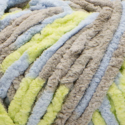 Image of Bernat Baby Blanket BB Little Boy Dove Yarn - 2 Pack of 10.5oz /300g - Polyester - #6 Super Bulky - 220 Yards - Knitting /Crochet