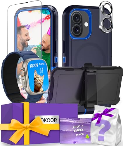 AOKOOR X}[gLbg iPhone/Apple WatchΉoh (ȃNbvAMagSafeAlCr[u[P[X + ~bhiCgu[/ubNohAiPhone17p)