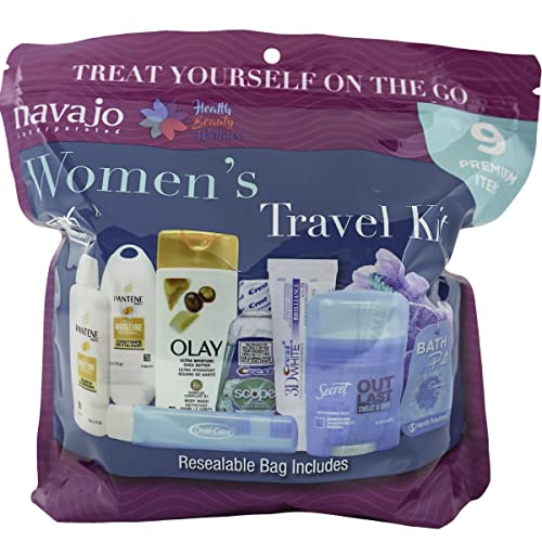 Image of Handy Solutions 9 Piece Resealable Women's Travel Kit