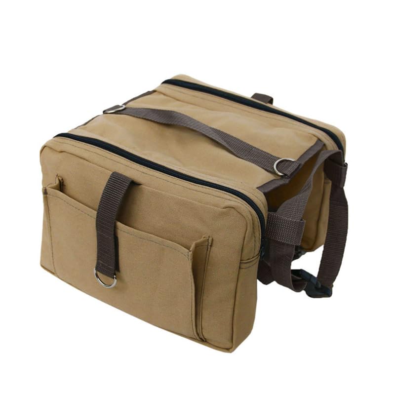 Mochila para Perro, arnés Ligero para Camping, Bolsa de sillín para Perros, Paquete de Perro, Mochila para Perros medianos y Grandes, Senderismo, Camping, Viajes